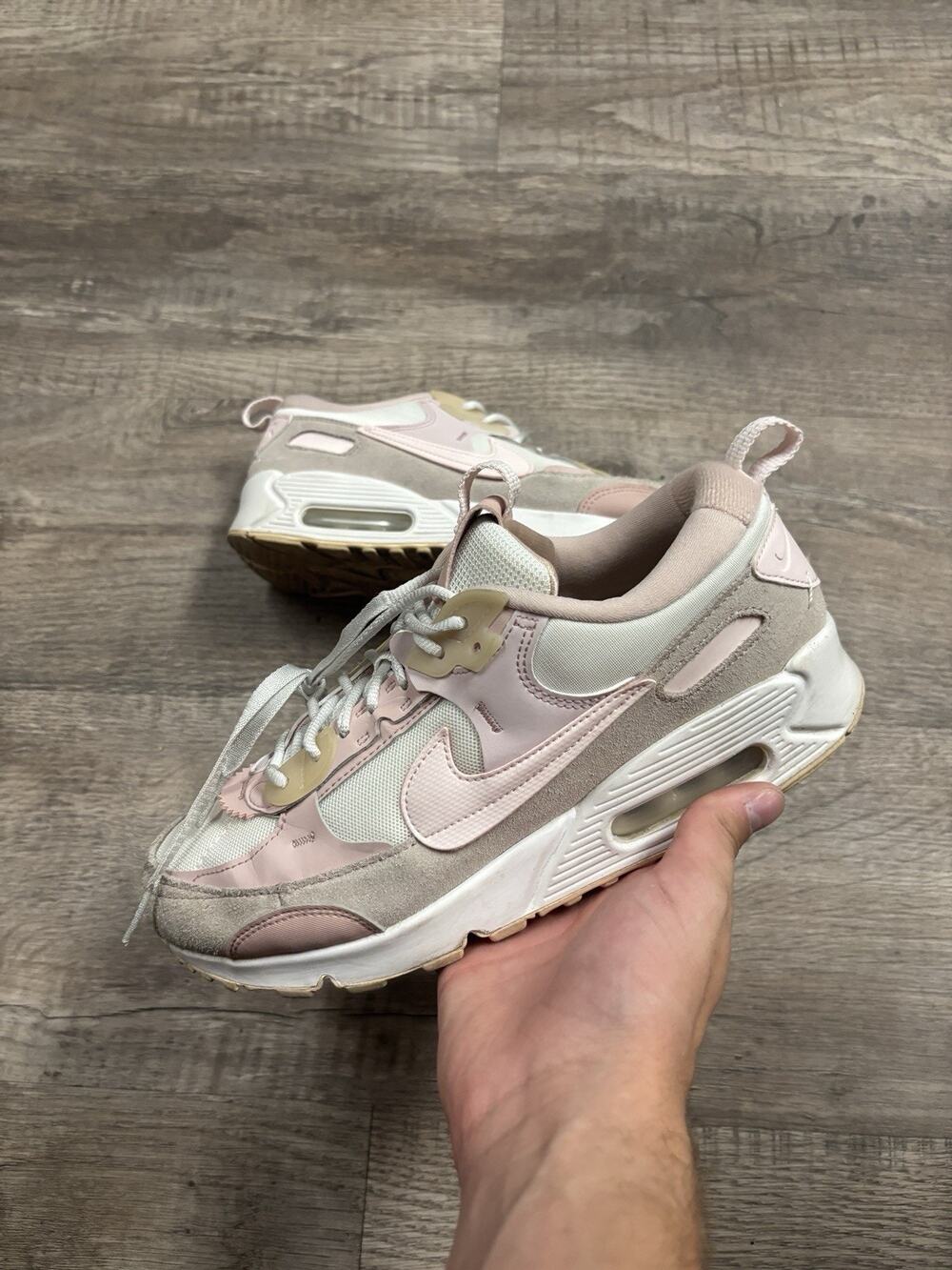Nike Air Max 90 Futura Barely Rose Pink White DM9922-104 Women's Size 9.5